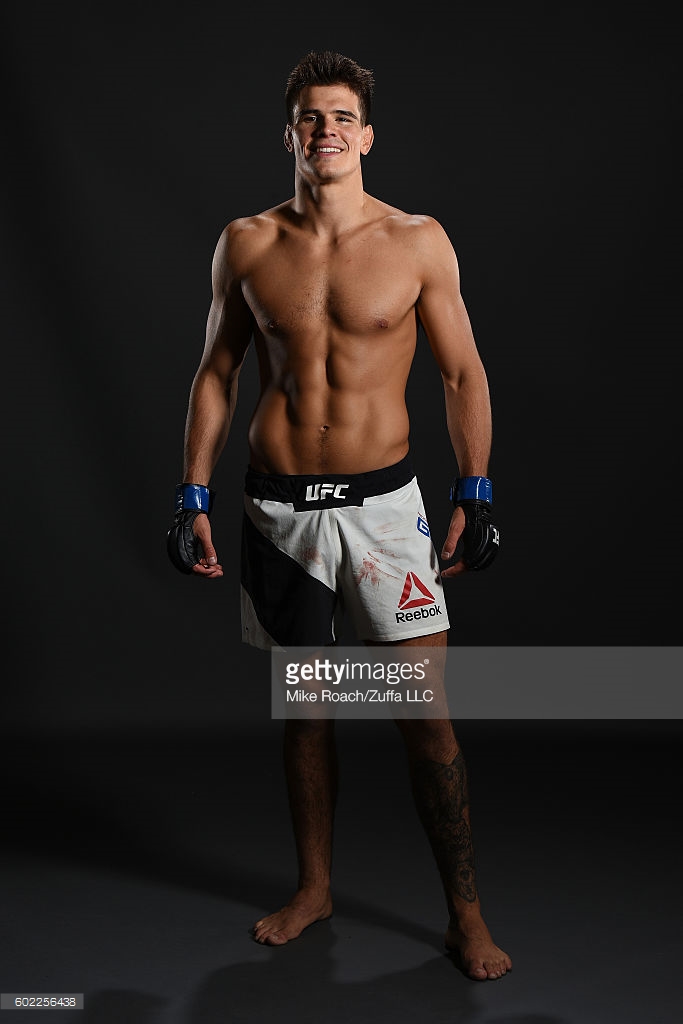 After the fight, still in the kit