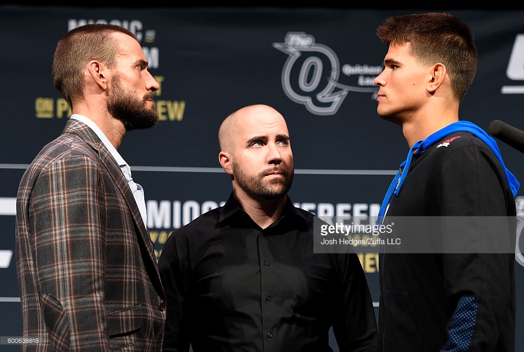 Face-off at the press conference