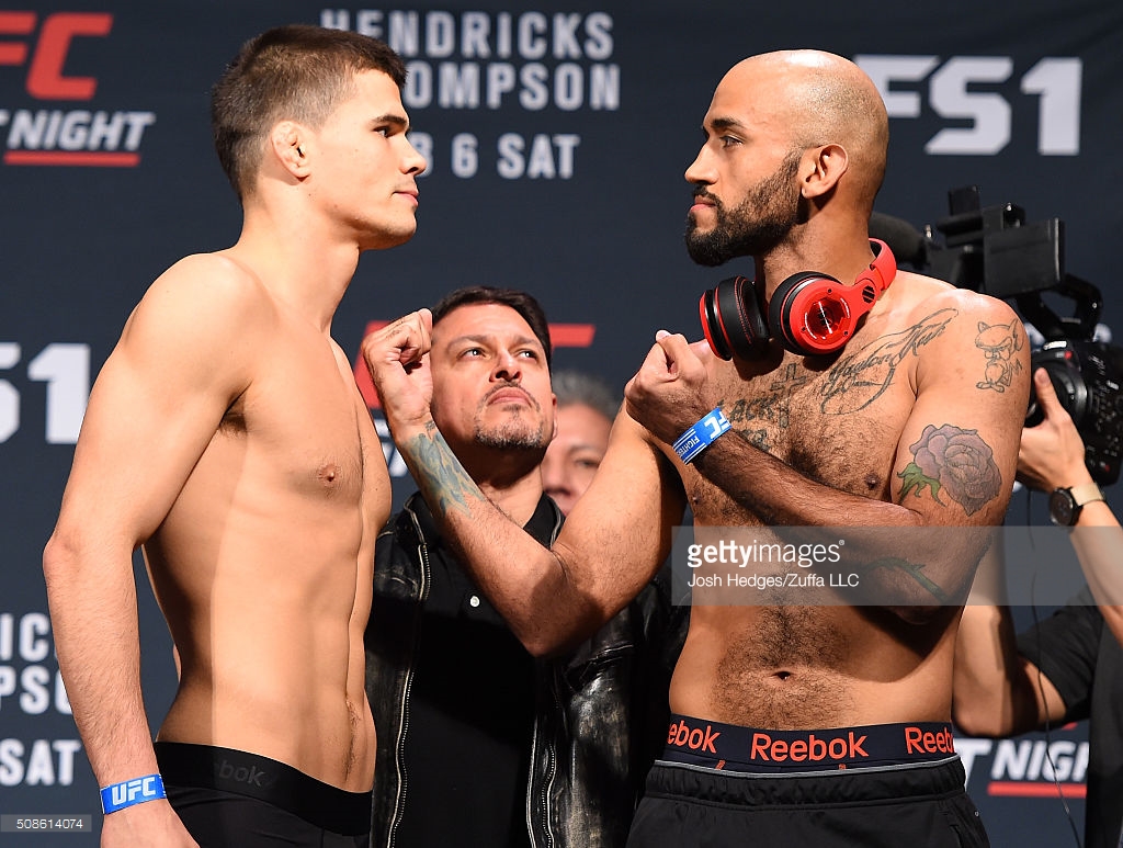 Weigh-in face-off